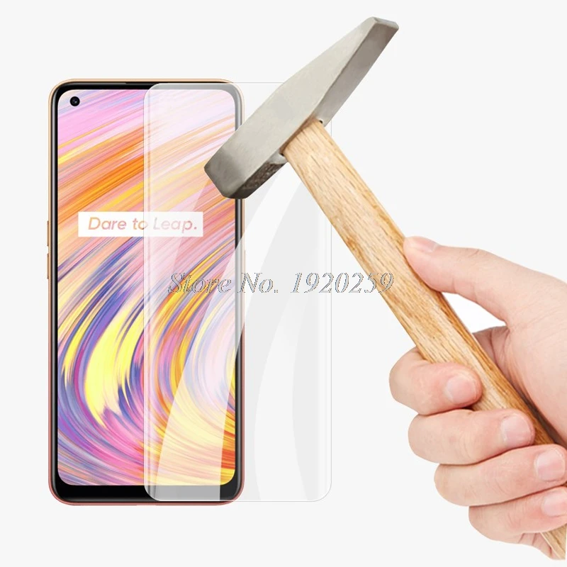 Tempered Glass For Realme V15 5G Screen Protector Telefon Glass Explosion-Proof OPPO Realme V15 RMX3092 Cover 9H Protective Film