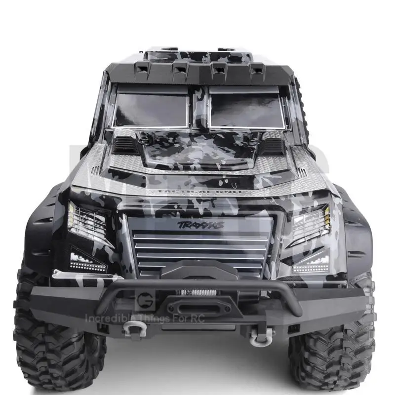 Cubierta de parabrisas delantero para coche teledirigido, cubierta de defensa con impresión 3D, PLA, para 1/10 RC Crawler Traxxas TRX-4, unidad