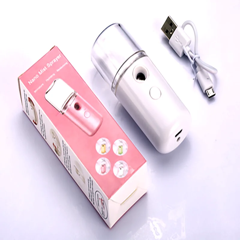 30ml USB Mist Sprayer Nano Mist Portable Face Spray Facial Body Steamer Moisturizing Skin Care Humidifier Instruments