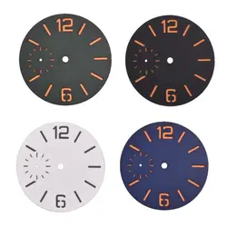 38.5mm Luminous Sterile dial Sandwich watch dial fit ETA 6497 ST3600 Movement watch dial 6497