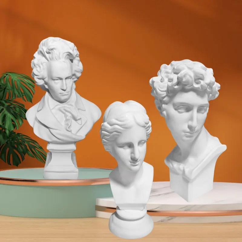 ديفيد رئيس الجص تمثال فينوس الزفاف الديكور الحلي الشمال ديكور المنزل الإله اليوناني القديم أبولو النحت غرفة ديكور