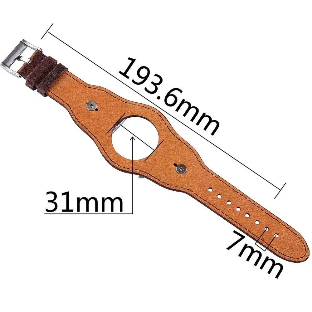 Cuff Bracelet For Apple watch band 44mm 40mm 42mm 38mm 49mm correa Leather strap iWatch series 6 se 5 4 3 7 Ultra 8 45mm 41mm