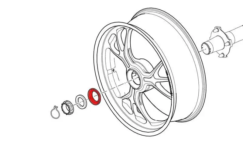 Motorcycle Rear wheel axle nut kit CNC Racing Modification Nut for DUCATI PANIGALE V4 V2 1199 1299 899