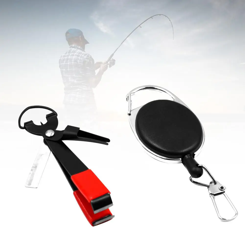 Fly Fishing Quick Knot Tool Fast Knotter Line Clipper with Retractable Key Chain