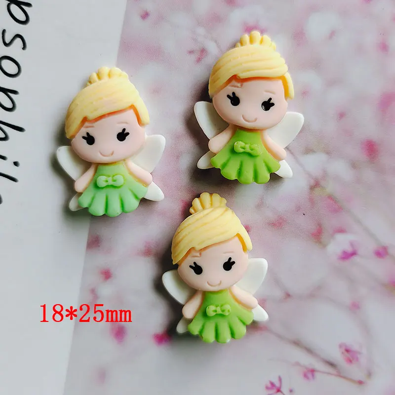 20PCS/lot DIY Resin Cartoon Princess Cute resin Girls Resin accessories for Kids hair clip cover