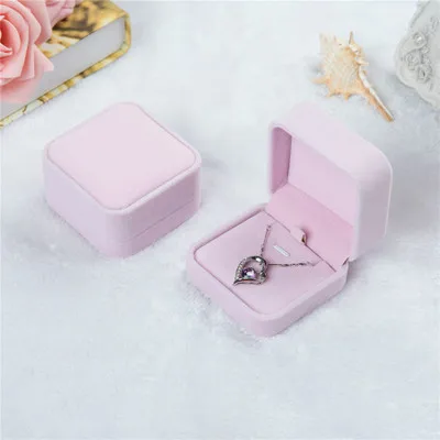 Jewelry Necklace Bracelet Ring Packaging Box High-end Gift Box Flannel box