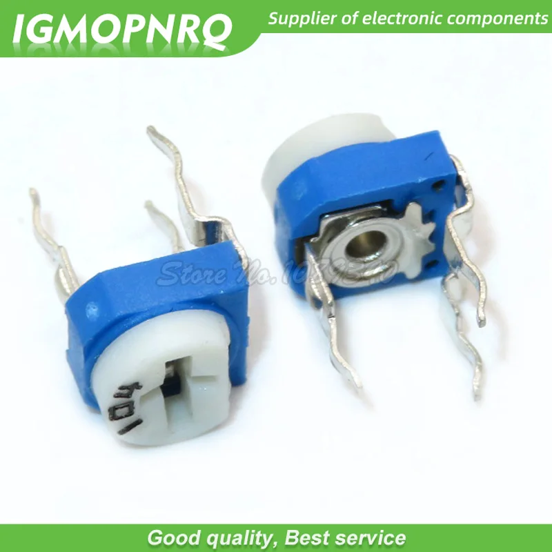 20PCS Trimmer Potentiometer RM065 RM-065 100 200 500 1K 2K 5K 20K 50K 100K 200K 500K 1M ohm DIP  Variable adjustable Resistors