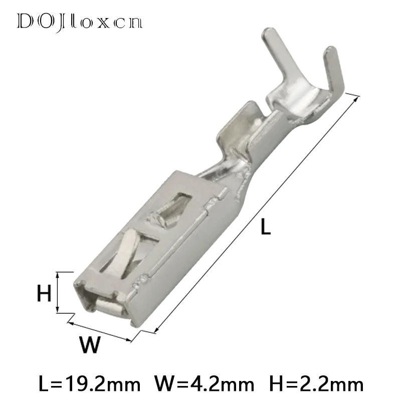 20/50/100/200 Pcs 2.8 Series H62 Wiring Tinned Copper Terminals Automotive Female Connector For Audi VW DJ625B-2.8*0.8A  962883