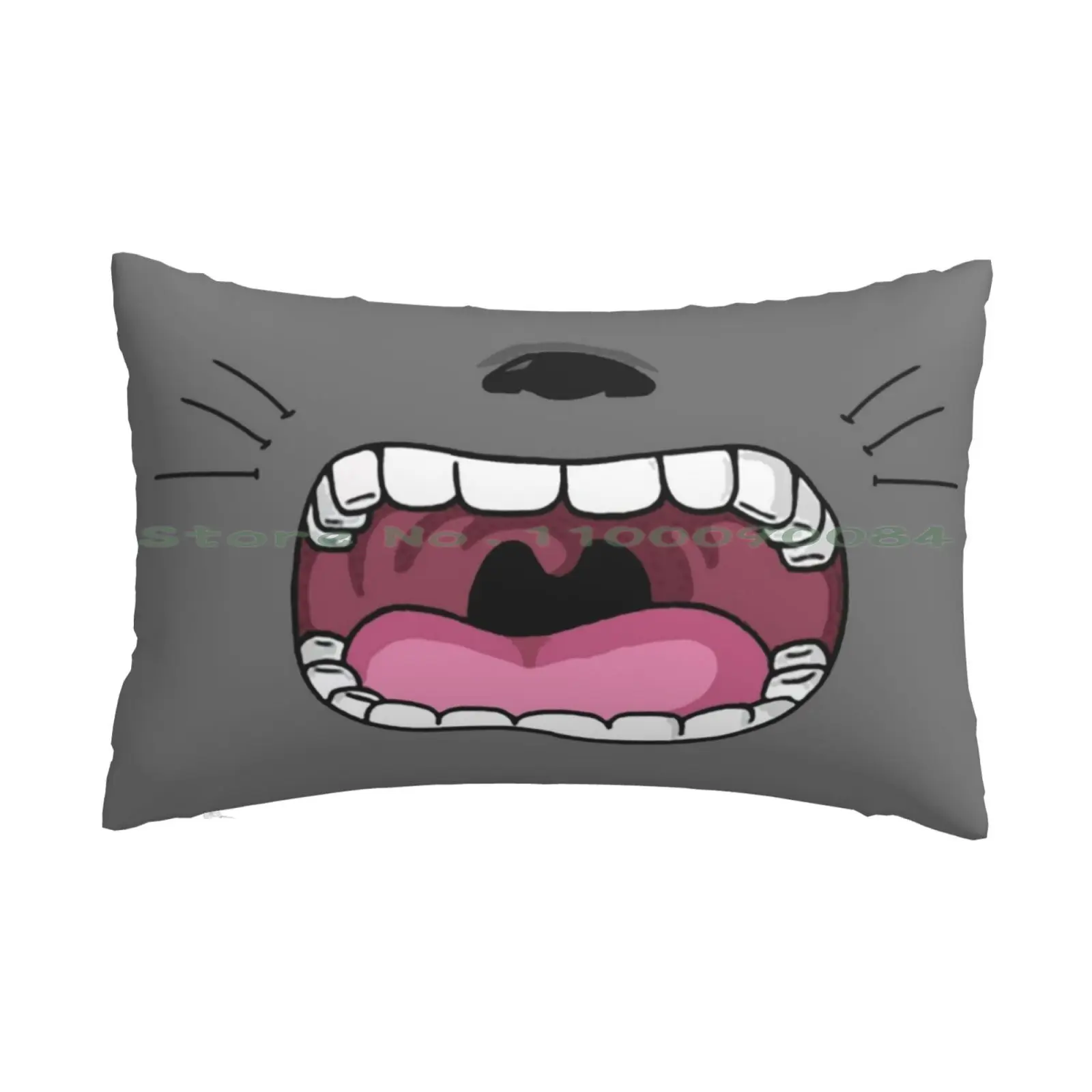 Totoro Roar Pillow Case 20x30 50*75 Sofa Bedroom Be Kind Sticker Floral Stickers Plants Sticker Girly Stickers Cute Stickers