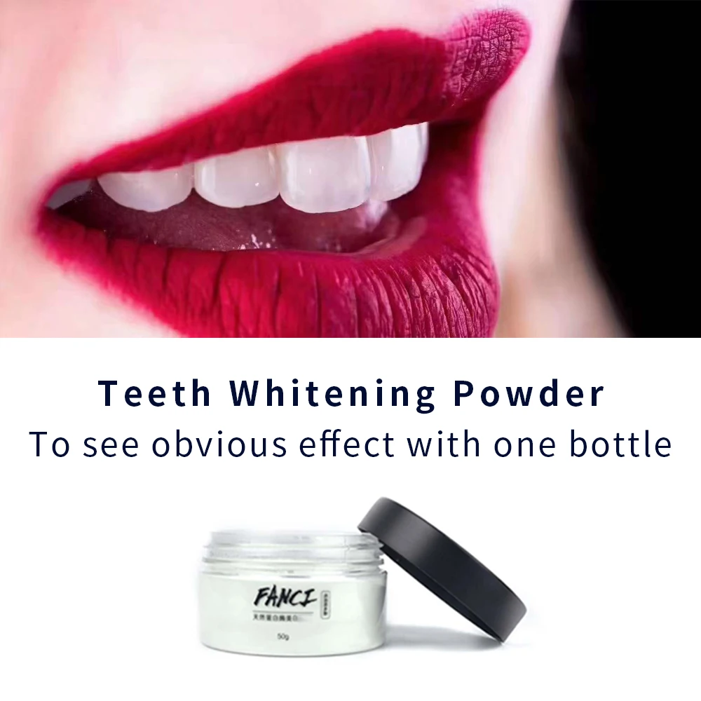 

Teeth Whitening Powder Dental Sweet Smile Natural Organic Essence Cleaner Oral Fresh Breath Tooth Tea and Coffee Stains Remover