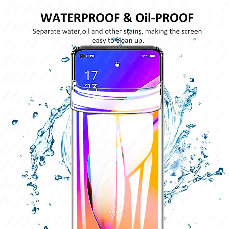 Hydrogel Film on For Oppo F19 Pro + 5g  Screen Protector for Oppo F19Pro Plus 5g Protective Film Camera Lens Tempered Glass