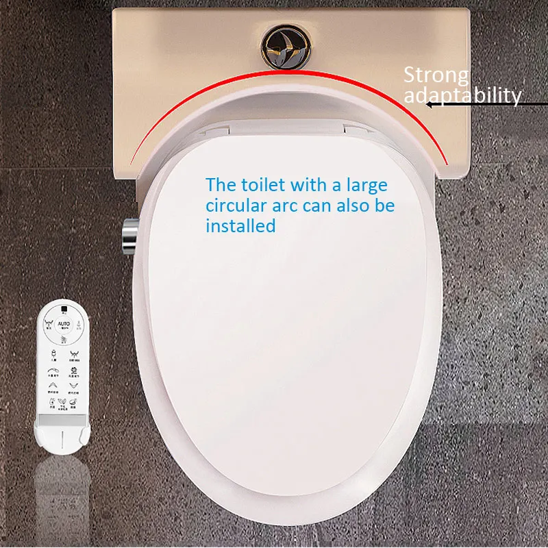 Imagem -06 - Ecofresh-assento Inteligente para Banheiro Cobertura Eletrônica Inteligente para Assento Sanitário em Formato de o com Tela Lcd