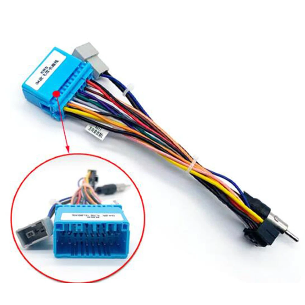 Car Radio Cable 16pin Power Wiring Harness Android Multimedia for  for Honda Accord Civic CRV Integra Integra Jazz Odyssey