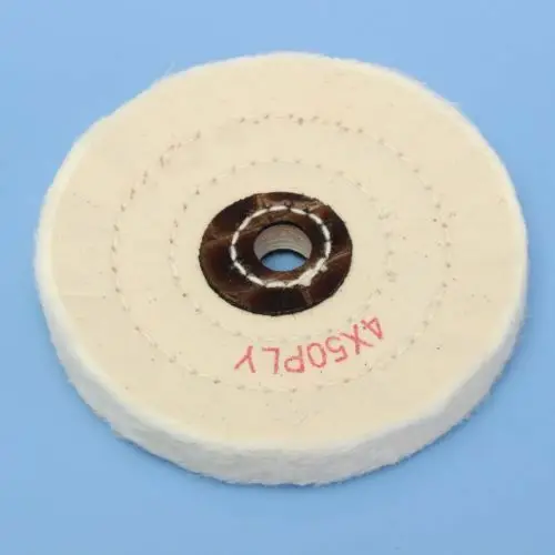 4/6 pollici panno di cotone lucidatura ruota panno lucidatura ruota pergolato tampone lucidatura a specchio ruota rotonda bianca 50 strati macinatura