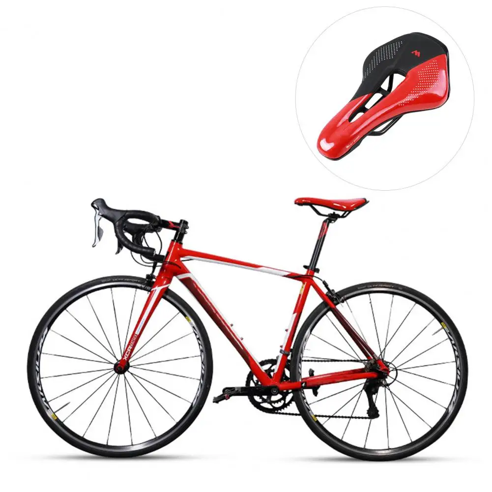 Seat Cushion Breathable Soft Saddle Comfy Hollow Bicycle Saddle Durable Generous and Beautiful Lightweight for Cycling