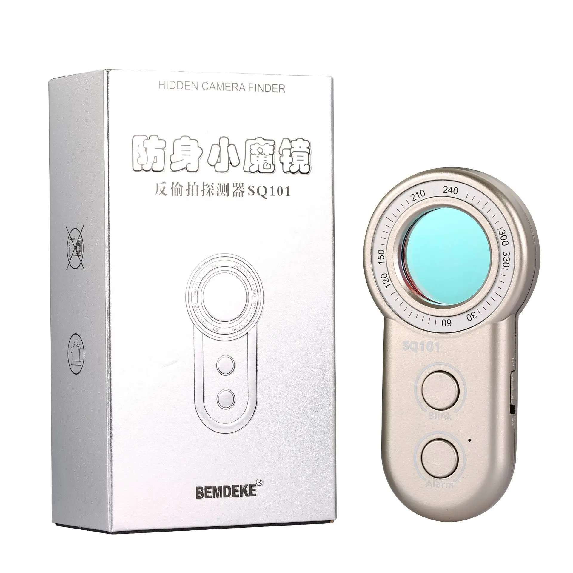 Sq 101 Anti-Spy Camera Verborgen Rf Signaal Bug Detector Mini Draadloze Camera Radio Wave Signaal Gsm Device Finder laser Detector