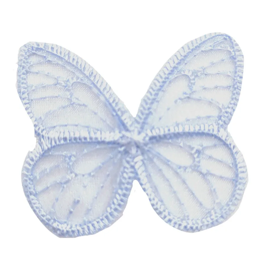 48 Stück/Los 4,5*3,5cm bestickte Mesh-Schmetterlings-Applikationen für Kleidung, Nähzubehör, DIY-Haarspangen-Accessoires – Detail 11