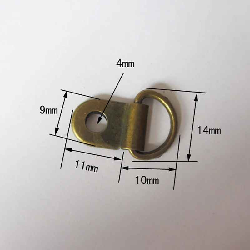 10/20pcs D Ring Buckle escursionismo arrampicata stivali pratici fibbie di riparazione borse artigianali fai da te accessori decorativi in pelle