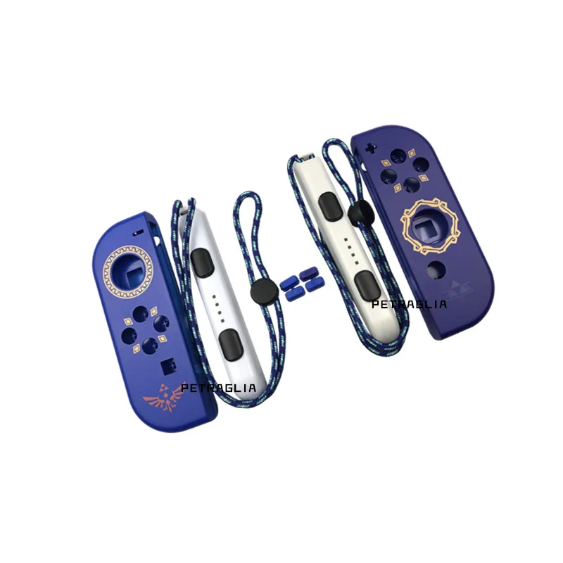 4PACK Replacement shell For Nintendo Switch Special Edition Console Joy-con Housing Case Wrist Strap Purple