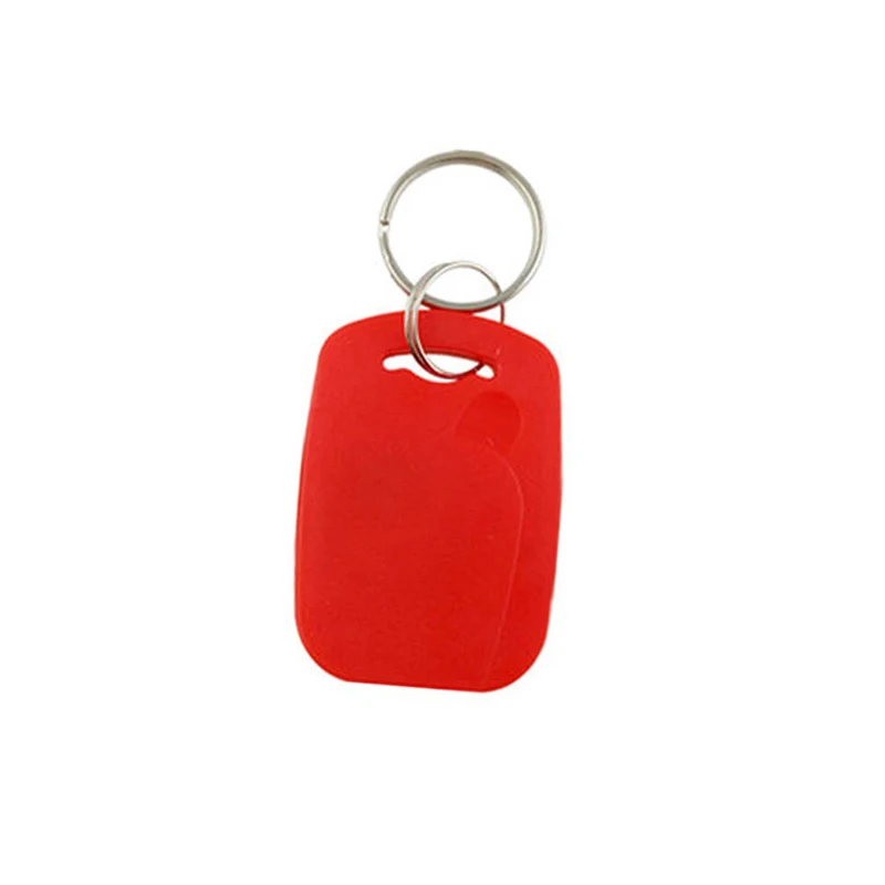 5/10PCS RFID Dual Chip Smart NFC IC + ID Composite Keychain 125KHZ 13.56MHZ EM4100 TK4100 + S50 Fudan Keychain