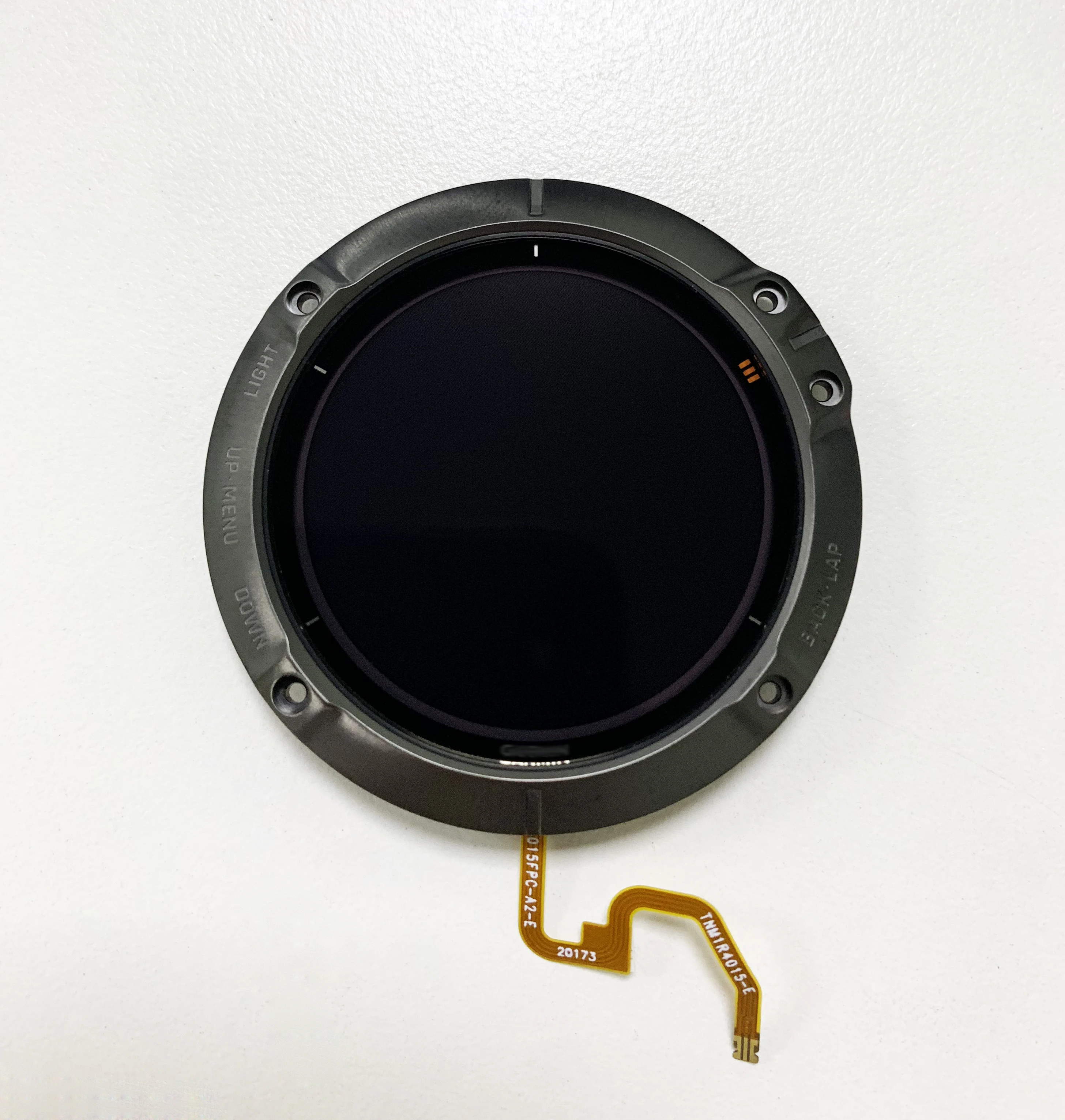 Imagem -05 - Tela Lcd com Quadro para Garmin Fenix 6x Pro Solar Shell da Carcaça Reparo da Peça Tamanho de 51 mm 0100215720 010-02157-00