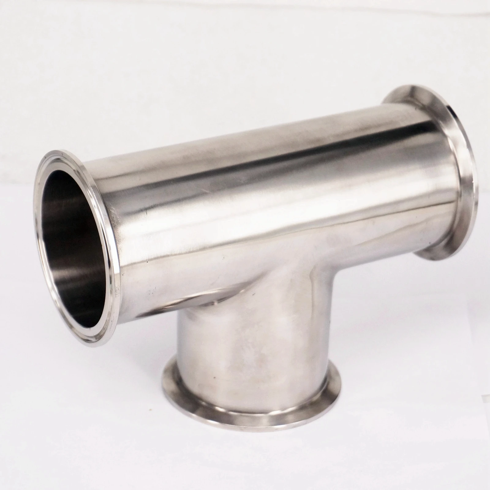 

Fit Tube O.D 63mm Tri Clamp 2.5" Ferrule Tee 304 Stainless Steel Sanitary Connector Pipe Fitting