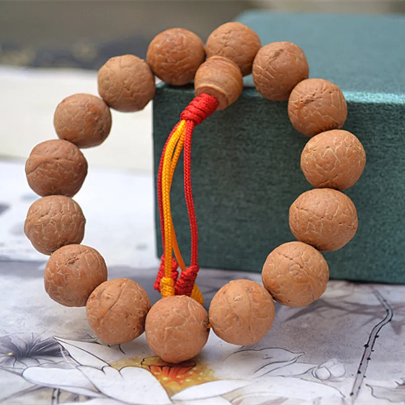 Nepal Phoenix Eye Bodhi Natural Bodhi Bracelets Buddha Beads Hand String Men Women Prayer Japa mala high density Wood Jewelry