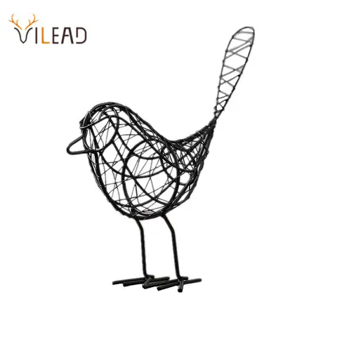 Abstract Iron Bird Decor Figurines Vilead