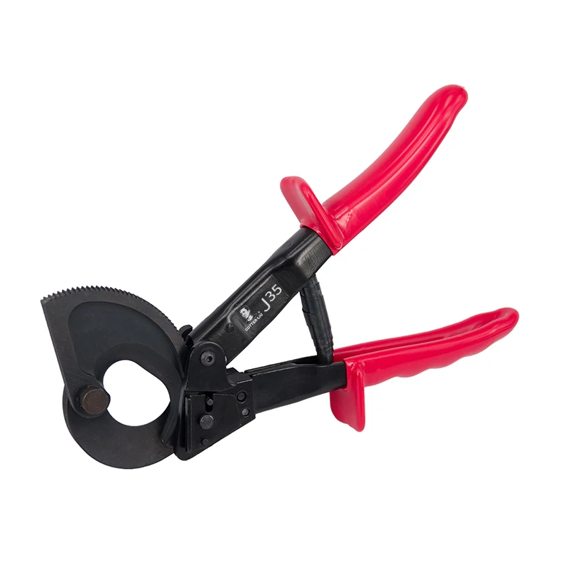 

Hot Selling Cutter-Liu J35 single hand operated ratchet cable cutter tools