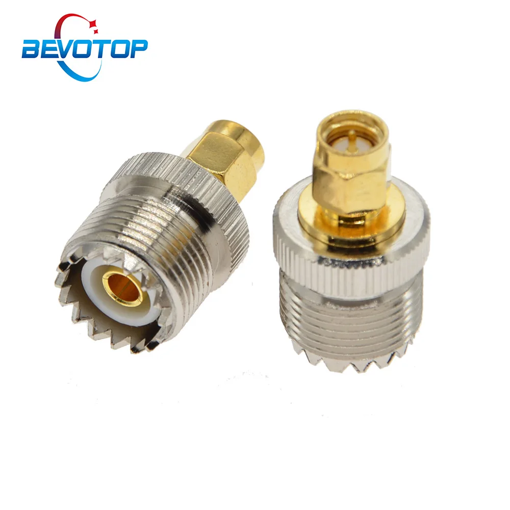 

10 PCS/lot SMA Male to UHF L259 SO239 Female Jack RF Coaxial Connector Adapter