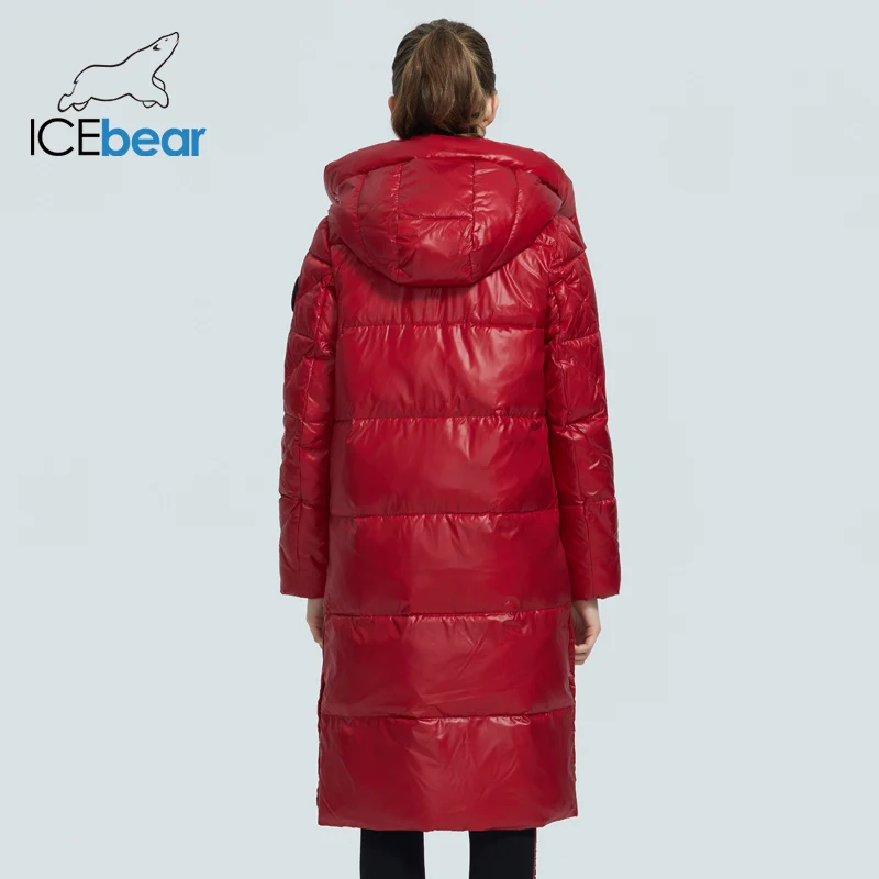 ICEbear-parka larga de alta calidad para mujer, abrigo de invierno, GWD20155D, novedad de 2023