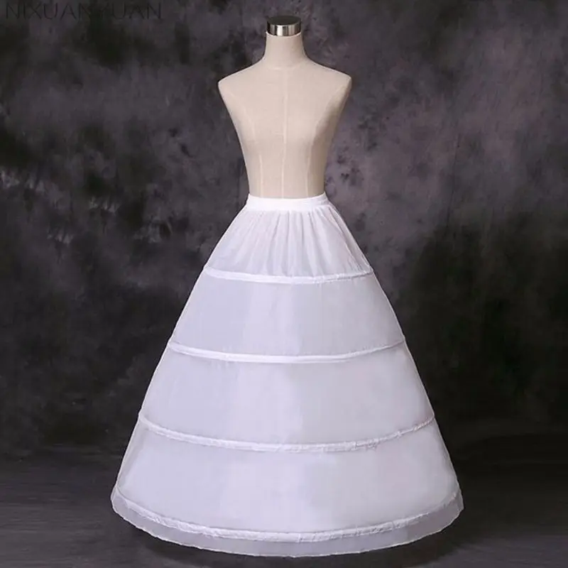 Noiva vestido de casamento aros saia apoio senhora meninas festa baile baile vestido substrato interior petticoat longo underskirt