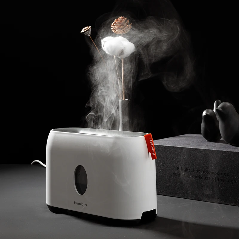 เปลวไฟความชื้น Diffuser แบบพกพา200ML ไฟฟ้า Aromatic Diffuser USB เปลวไฟรีโมทคอนโทรลของขวัญ