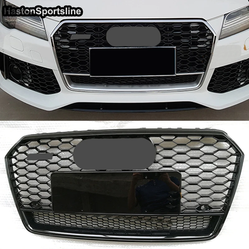 

A7 RS7 Q Style Front Sport Honeycomb Hood Grill Grille for Audi A7 S7 Sline 2016-2018