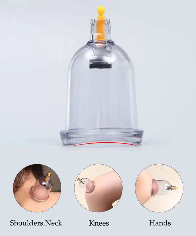 24 Cans For Massage Vacuum Cupping Set Chinese Medicine Physiotherapy Cellulite Body Cups Cupping Therapy Heathly Care