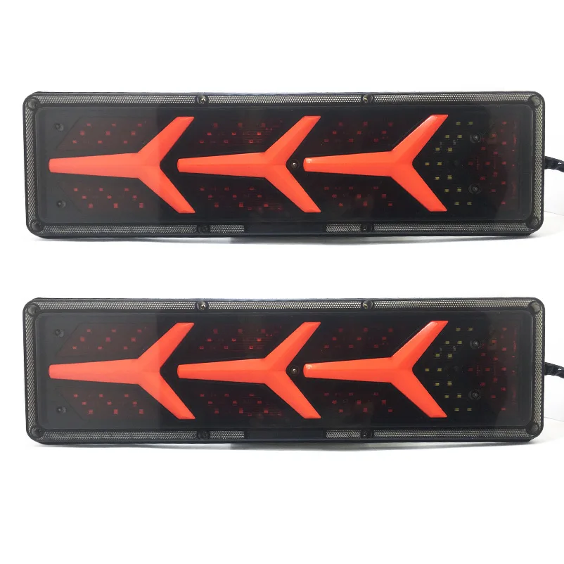 

2pcs Trailer Truck Caravan Boat Car Led Rear Stop Tail Light for Truck Trailer Caravans UTE Camper fog lamp taillight.