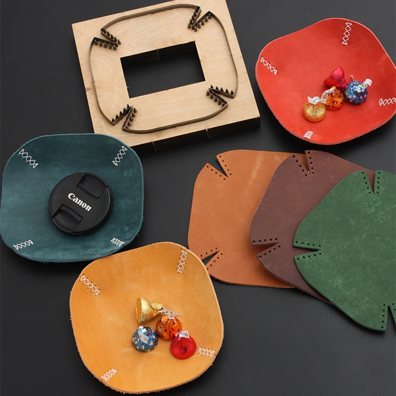 

Creative DIY Plate Knife Die Handcraft Leather Tool Leather Storage Tray Punching Die Cutting Mould Practical Leathercraft