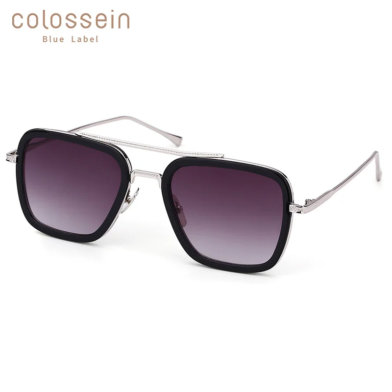 

COLOSSEIN Sunglasses For Women Fashion Vintage Metal Frame Polarized UV400 handcrafted Brand Designer Sun Glasses Female Eyewear