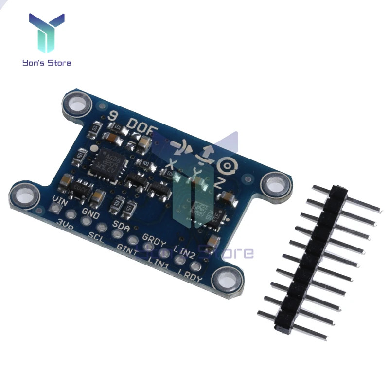 9 محاور IMU L3GD20 LSM303D وحدة 9DOF بوصلة تسارع جيروسكوب رقمي مستشعر لاردوينو 3-5 فولت IIC/SPI بروتوكول لتقوم بها بنفسك عدة