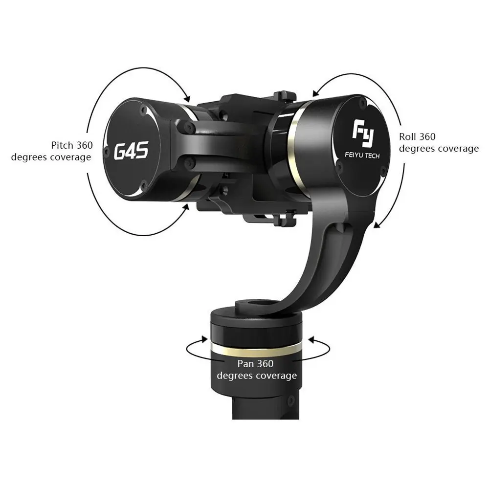 Feiyu G4S FY-G4S 3-Axis Handheld Gimbal Stabilizer 4 Modes 360 Degree Moving Handheld Steady Gimbal for GoPro Hero 3 3+ 4