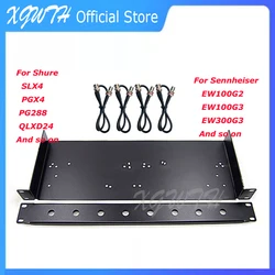 SLX4 PG24 PG288 EW100G2 G3 Wireless Microphone Rack Mounting Bracket Rack Kits For Sennheiser Shure Wireless Microphone Receiver