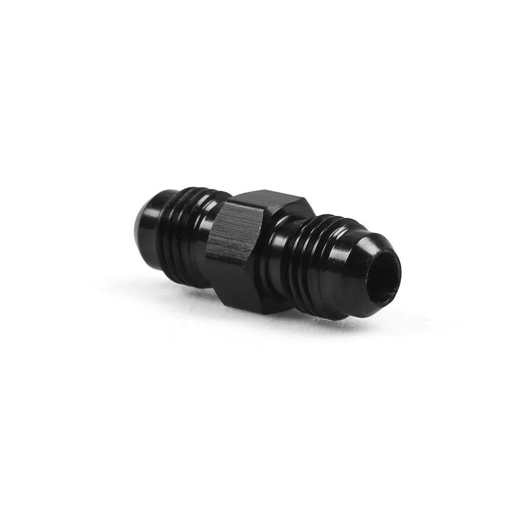 AN Male Flare To AN Male Flare Union Coupler Fitting Black High Quality AN4 AN6 AN8 AN10 Straight Reducer Adapter Hose fittings