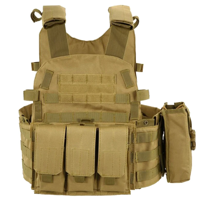 Tactical Airsoft Accessories Hunting Plate Carrier Vest Outdoor Camouflage Paintball CS Military Men\'s Molle Vest Body Armor