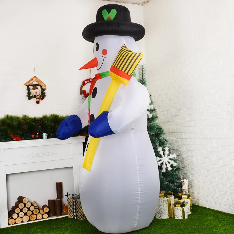 Christmas Snowman Decorate Merry Christmas Doll Inflatable Inflatable Model Outdoor Garden Decoration Ornaments Inflatable Doll