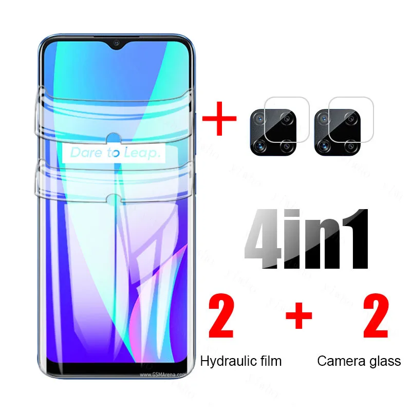 Гидрогелевая пленка с полным покрытием для объектива камеры OPPO Realme C15, Opo Realmi C 15, Realmec15 безопасная защита экрана, RMX2180