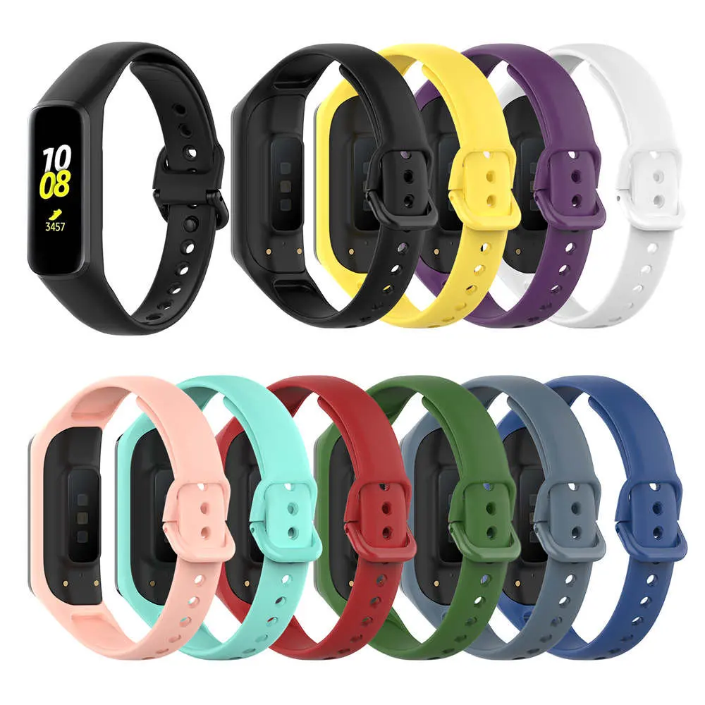 Pasek do zegarka silikonowy do Samsung Galaxy fit-e R375 opaska na nadgarstek pasuje do paska e inteligentna bransoletka akcesoria do wymiany sportowej WatchBand