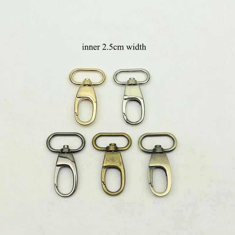 

30pc 25mm Metal Strap Hanger Buckles Lobster Clasp Swivel Snap Hooks for Bag Carabiner Collar Buckle DIY Bag Parts Accessories