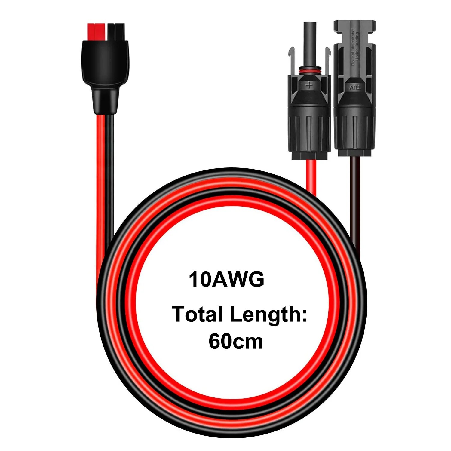 태양 전지 패널 전원 어댑터 커넥터 케이블 키트, Goal Zero Yeti Suaoki Renogy 휴대용 태양 발전기 발전소 10AWG