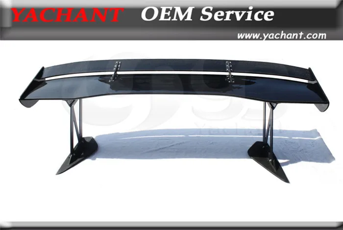 Carbon Fiber GT Wing 1700mm For 1996-2000 EVO 7 EVO 8 EVO 9 VII VIII IX  VTX Type5 Style Wing  (Alum Stand option in 290/390mm)