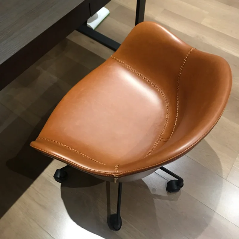 Nordic Leather Computer Chairs for Office Chairs Conference Chair Office Furniture Modern Minimalist Leisure Lift Swivel Chair